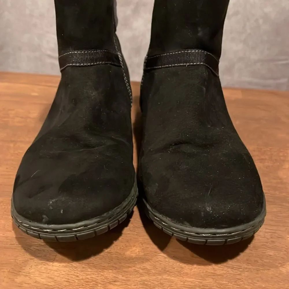 Natural Soul by Naturalizer Black Rotunda Vegan Leather Ankle Boot size 7.5 - Picture 8 of 10